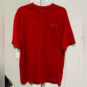 Columbia Men's Vibrant Red Short Sleeve Tee
